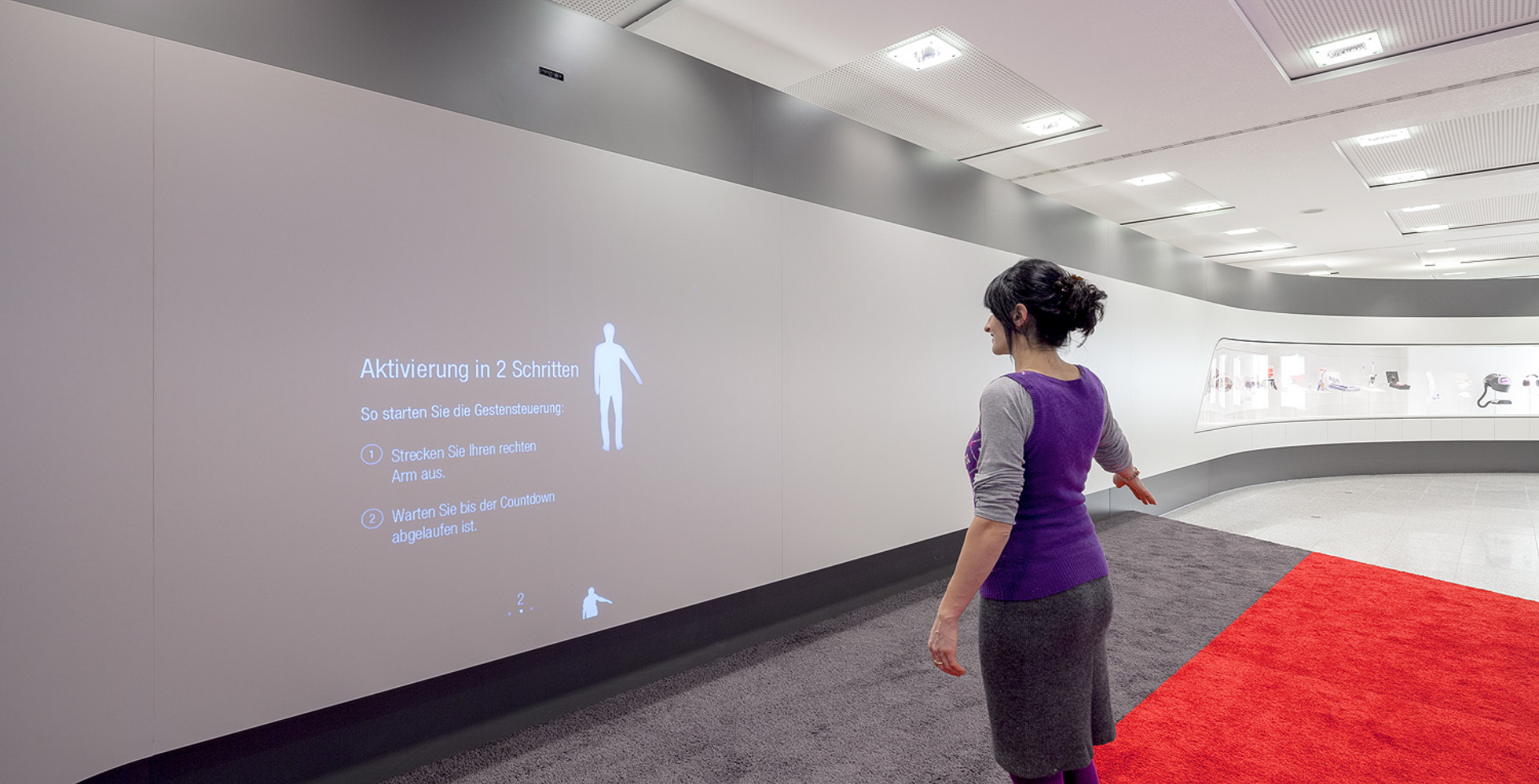 3M Deutschland Kinect Installation - Interactive Projection - realtime visions